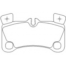 MDB2834 MINTEX Комплект тормозных колодок, дисковый тормоз
