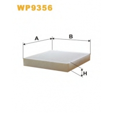WP9356 WIX Фильтр, воздух во внутренном пространстве