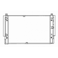 030V48 J. DEUS Радиатор, охлаждение двигателя