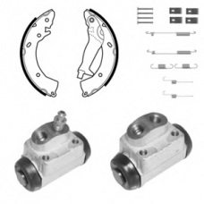 KP1107 DELPHI Комплект тормозных колодок
