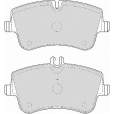 FD6961N NECTO Комплект тормозных колодок, дисковый тормоз