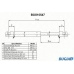 BGS10547 BUGIAD Газовая пружина, крышка багажник