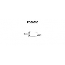 FD30590 VENEPORTE Глушитель выхлопных газов конечный