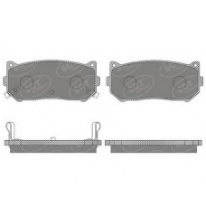 SP 654 SCT Комплект тормозных колодок, дисковый тормоз