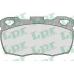 05P332 LPR Комплект тормозных колодок, дисковый тормоз