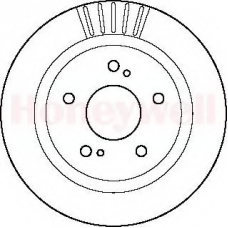 561724B BENDIX Тормозной диск