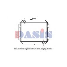 070070N AKS DASIS Радиатор, охлаждение двигателя