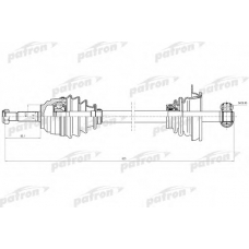 PDS0587 PATRON Приводной вал