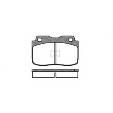 P0143.00 WOKING Комплект тормозных колодок, дисковый тормоз