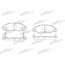 PBP1423 PATRON Комплект тормозных колодок, дисковый тормоз