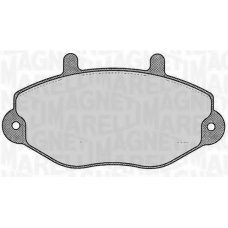 363916060270 MAGNETI MARELLI Комплект тормозных колодок, дисковый тормоз