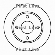 FBD1020 FIRST LINE Тормозной диск
