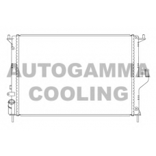 105783 AUTOGAMMA Радиатор, охлаждение двигателя