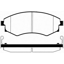 J PA-194AF JAPANPARTS Комплект тормозных колодок, дисковый тормоз