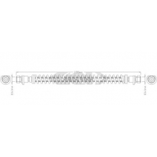 340577 SPIDAN Тормозной шланг