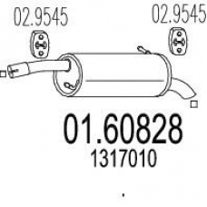 01.60828 MTS Глушитель выхлопных газов конечный