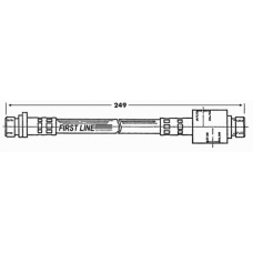 FBH6191 FIRST LINE Тормозной шланг