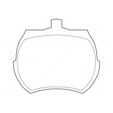 WBP20038A WAGNER LOCKHEED Комплект тормозных колодок, дисковый тормоз