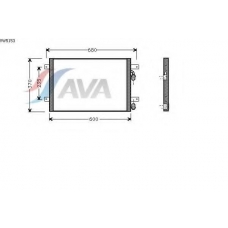 VW5153 AVA Конденсатор, кондиционер