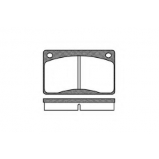 P1423.30 WOKING Комплект тормозных колодок, дисковый тормоз