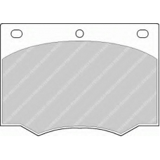 T0610313 RAMEDER Комплект тормозных колодок, дисковый тормоз