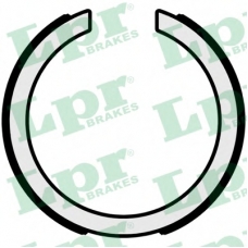 01095 LPR Комплект тормозных колодок, стояночная тормозная с