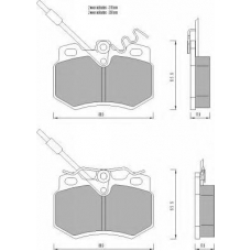491981 ROULUNDS Комплект тормозных колодок, дисковый тормоз