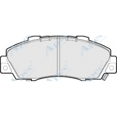 PAD1136 APEC Комплект тормозных колодок, дисковый тормоз
