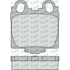 05P1051 LPR Комплект тормозных колодок, дисковый тормоз