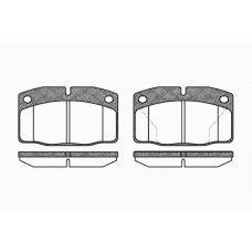 0101 40 KAWE Комплект тормозных колодок, дисковый тормоз