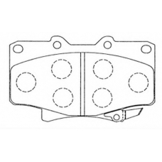 FP0502 FIT Комплект тормозных колодок, дисковый тормоз