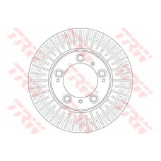 DF6411 TRW Тормозной диск