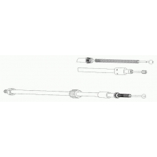 CT02143 CEF Трос, стояночная тормозная система