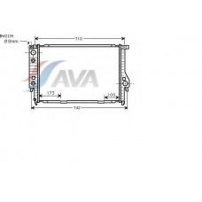 BW2134 AVA Радиатор, охлаждение двигателя