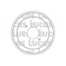 DB4240 TRW Тормозной барабан