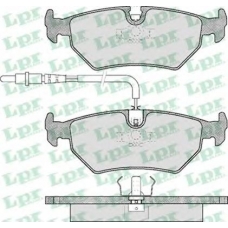 05P497 LPR Комплект тормозных колодок, дисковый тормоз