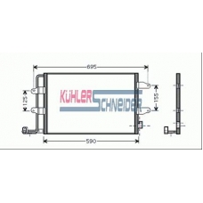 1320041 KUHLER SCHNEIDER Конденсатор, кондиционер