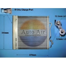 16-1303A AUTO AIR GLOUCESTER Конденсатор, кондиционер