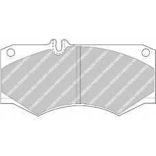 FD2012V NECTO Комплект тормозных колодок, дисковый тормоз
