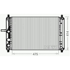 DRM09033 DENSO Радиатор, охлаждение двигателя