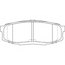 WBP24653A WAGNER LOCKHEED Комплект тормозных колодок, дисковый тормоз