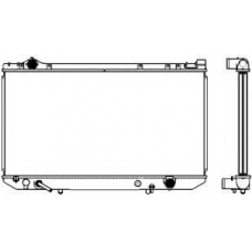 2272-1003 SAKURA  Automotive Радиатор, охлаждение двигателя