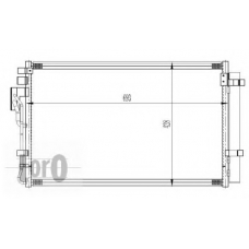 019-016-0029 LORO Конденсатор, кондиционер