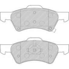 DBP251510 DURON Комплект тормозных колодок, дисковый тормоз