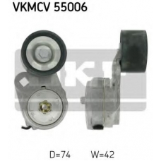 VKMCV 55006 SKF Натяжной ролик, поликлиновой  ремень