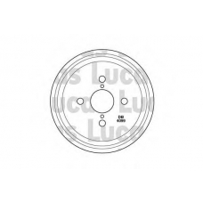 DB4099 TRW Тормозной барабан