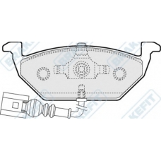 PD3031 APEC Комплект тормозных колодок, дисковый тормоз