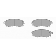 662 SIMER Комплект тормозных колодок, дисковый тормоз