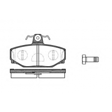 P3973.10 WOKING Комплект тормозных колодок, дисковый тормоз