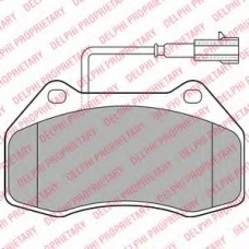 LP2136 DELPHI Комплект тормозных колодок, дисковый тормоз